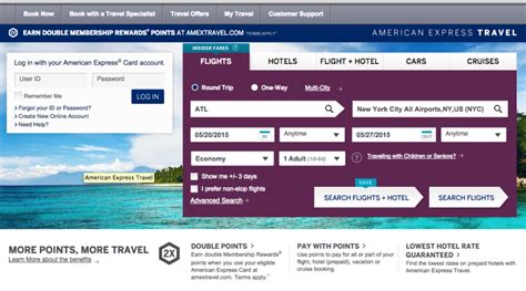 american express travel online